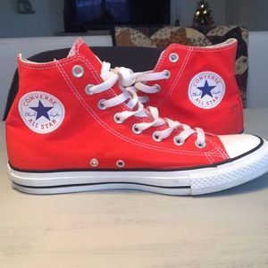 Converse All Star High Top Bright Red - Men’s US 8